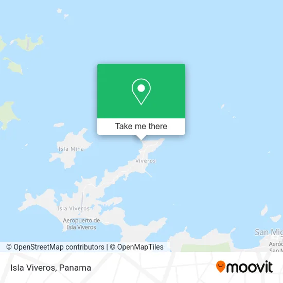 Mapa de Isla Viveros