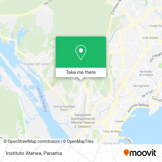 Instituto Atenea map