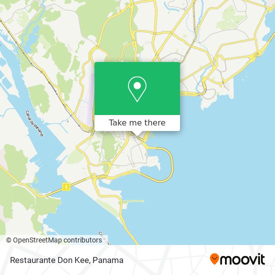 Restaurante Don Kee map