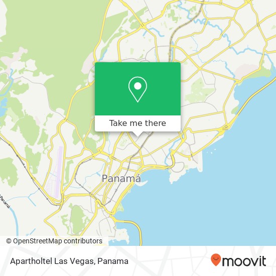 Apartholtel Las Vegas map