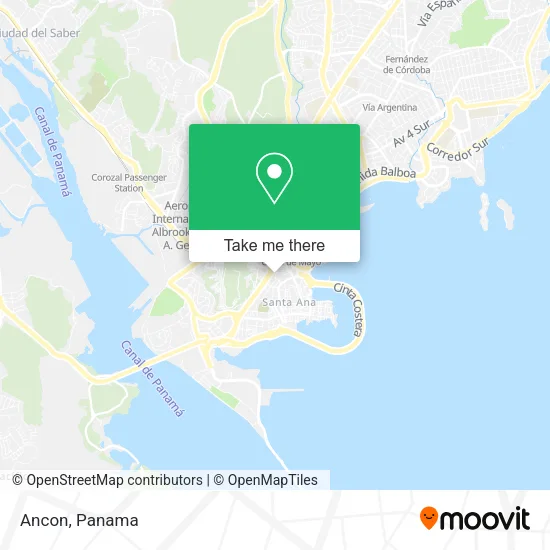 Ancon map