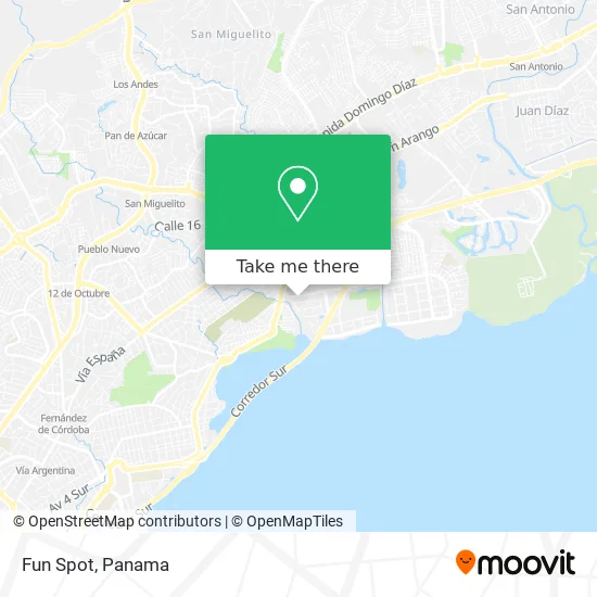 Fun Spot map