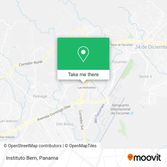 Mapa de Instituto Bern