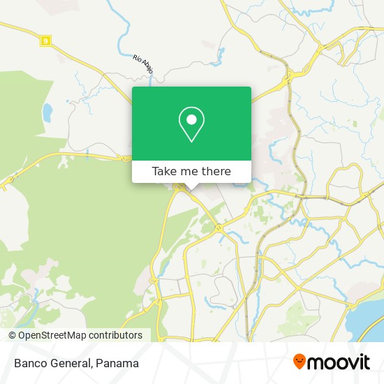 Banco General map