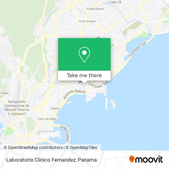 Laboratorio Clinico Fernandez map
