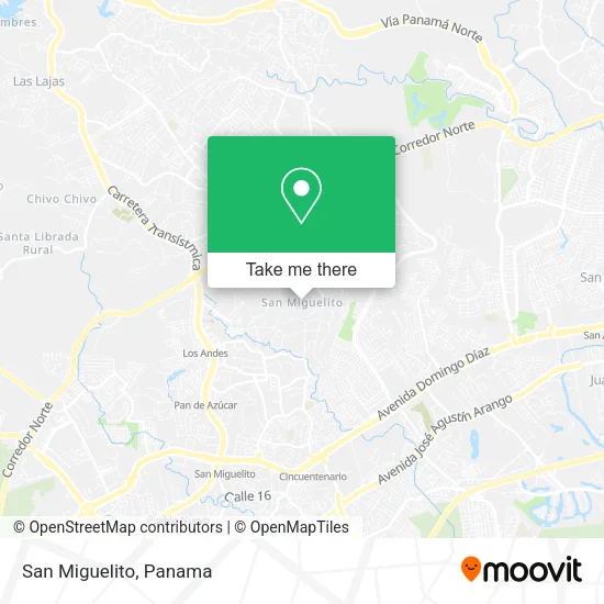 Mapa de San Miguelito