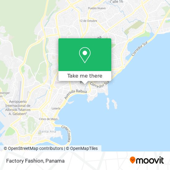 Factory Fashion map