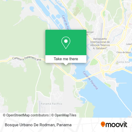 Bosque Urbano De Rodman map