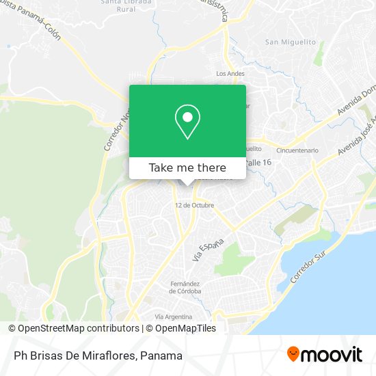 Ph Brisas De Miraflores map