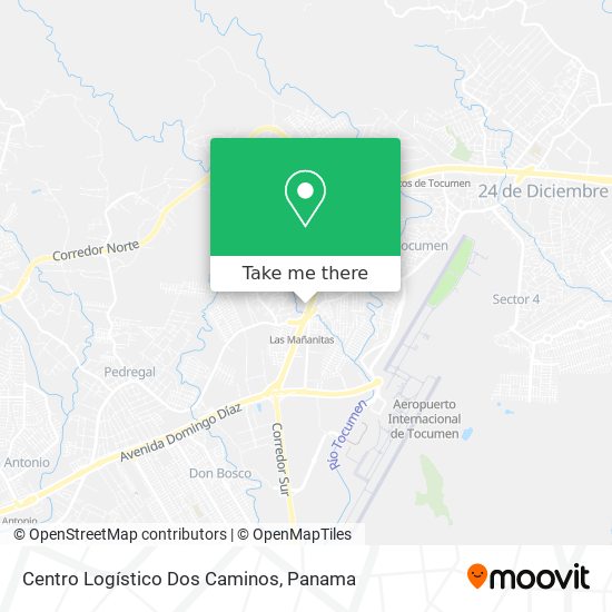 Centro Logístico Dos Caminos map