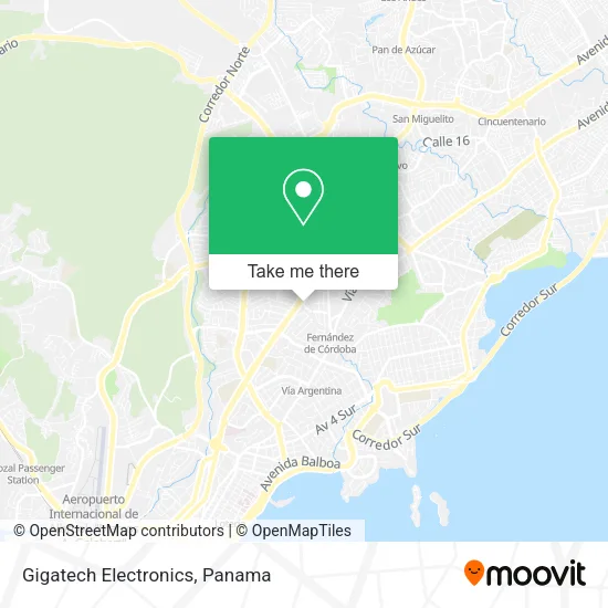 Mapa de Gigatech Electronics