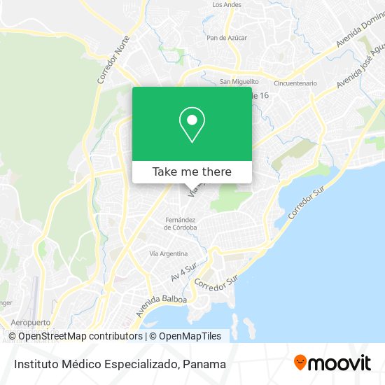 Instituto Médico Especializado map