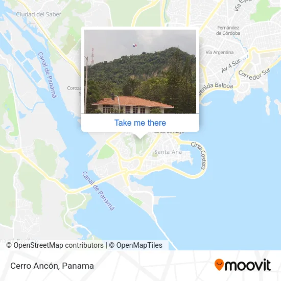 Mapa de Cerro Ancón