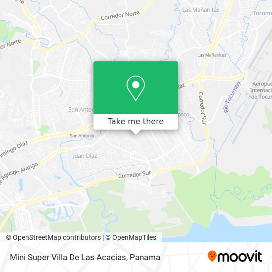Mini Super Villa De Las Acacias map