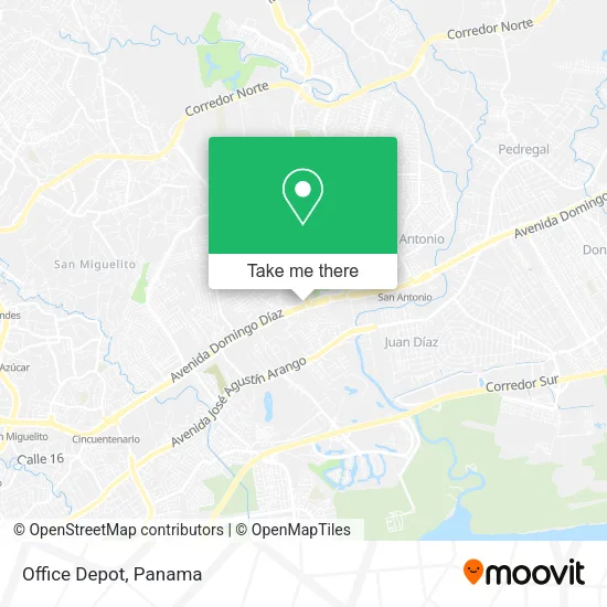 Office Depot map