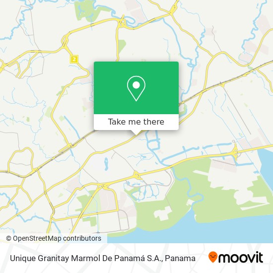 Unique Granitay Marmol De Panamá S.A. map