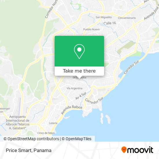 Price Smart map