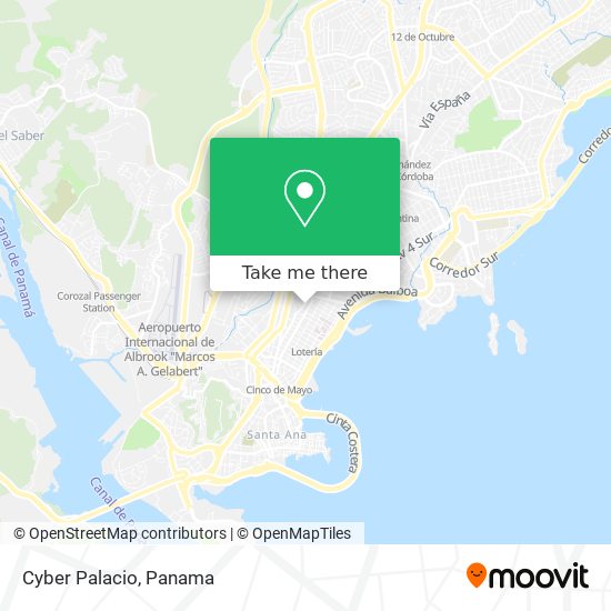 Cyber Palacio map