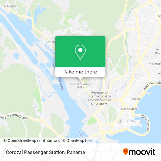 Corozal Passenger Station map