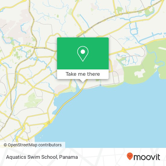 Mapa de Aquatics Swim School