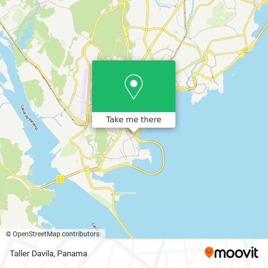 Taller Davila map