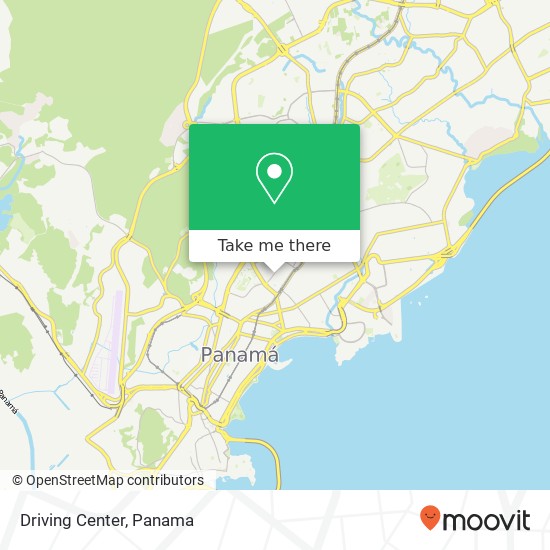 Driving Center map