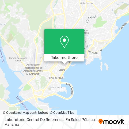 Laboratorio Central De Referencia En Salud Pública map