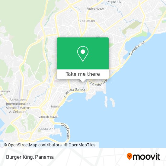 Mapa de Burger King