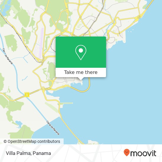 Villa Palma map