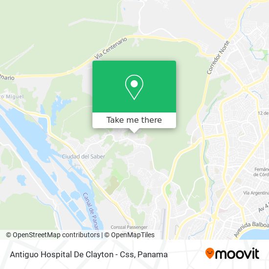 Antiguo Hospital De Clayton - Css map