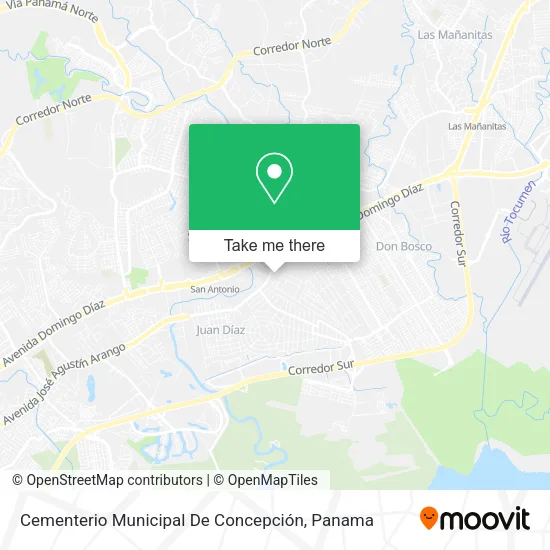 Mapa de Cementerio Municipal De Concepción