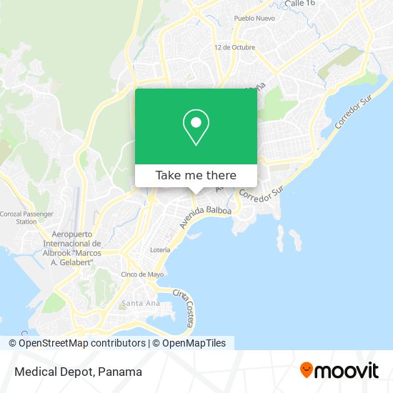 Medical Depot map