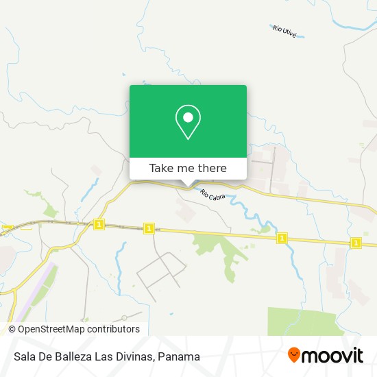 Sala De Balleza Las Divinas map