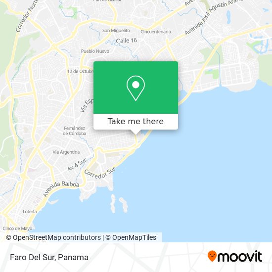 Faro Del Sur map