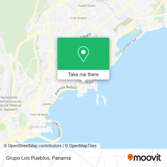Grupo Los Pueblos map