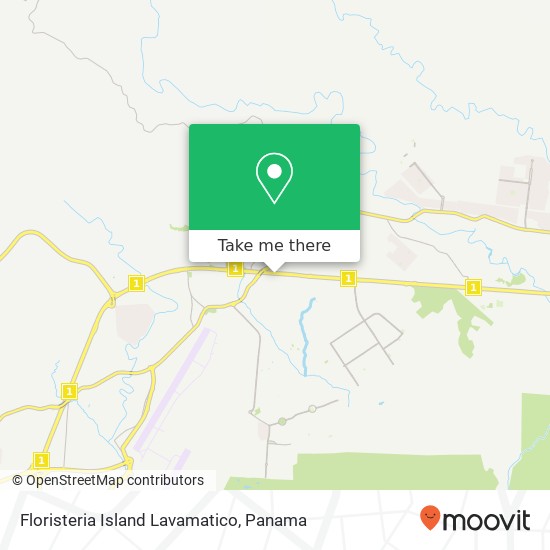 Floristeria Island Lavamatico map