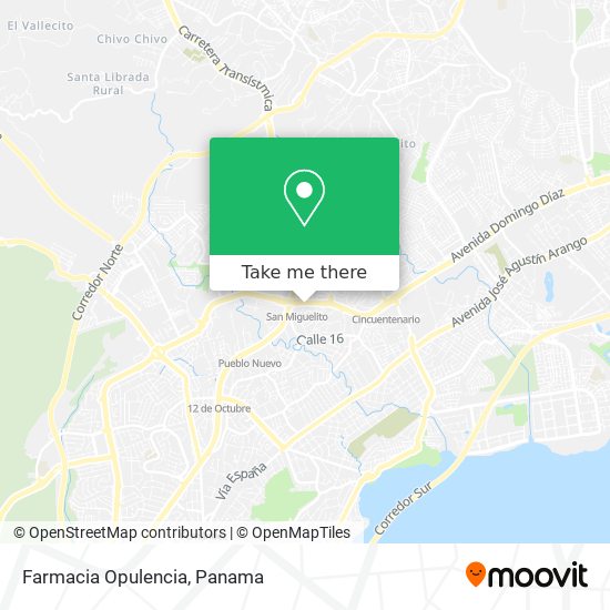 Farmacia Opulencia map