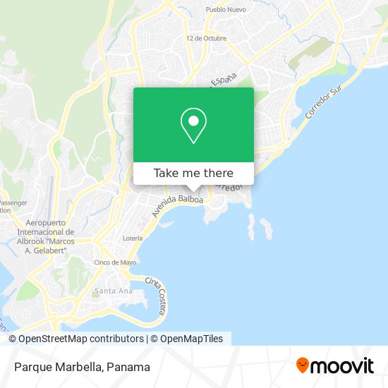 Parque Marbella map