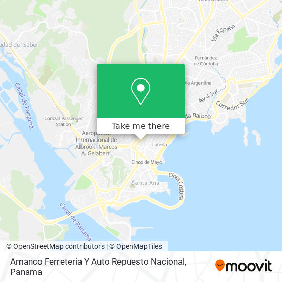 Amanco Ferreteria Y Auto Repuesto Nacional map