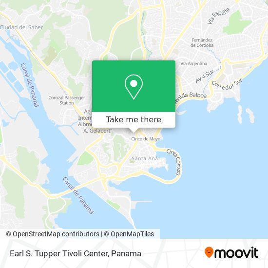 Earl S. Tupper Tivoli Center map