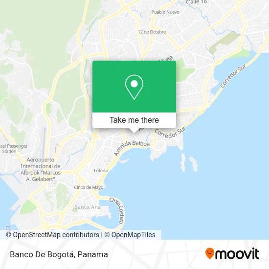 Banco De Bogotá map