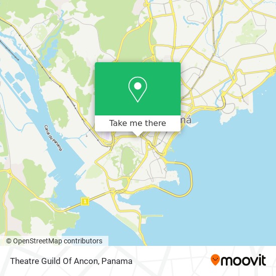 Theatre Guild Of Ancon map