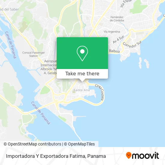 Importadora Y Exportadora Fatima map