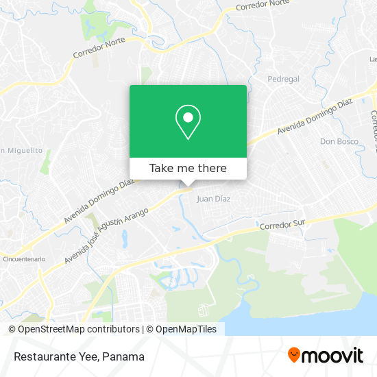 Restaurante Yee map