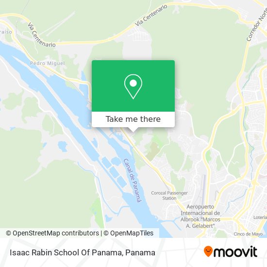 Isaac Rabin School Of Panama map