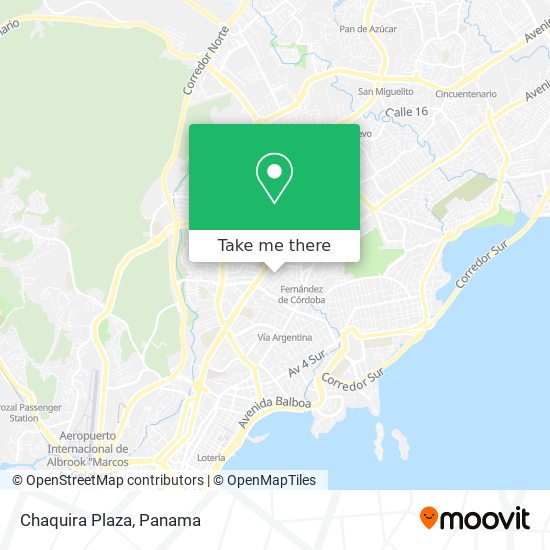 Chaquira Plaza map