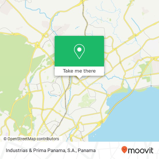 Industrias & Prima Panama, S.A. map