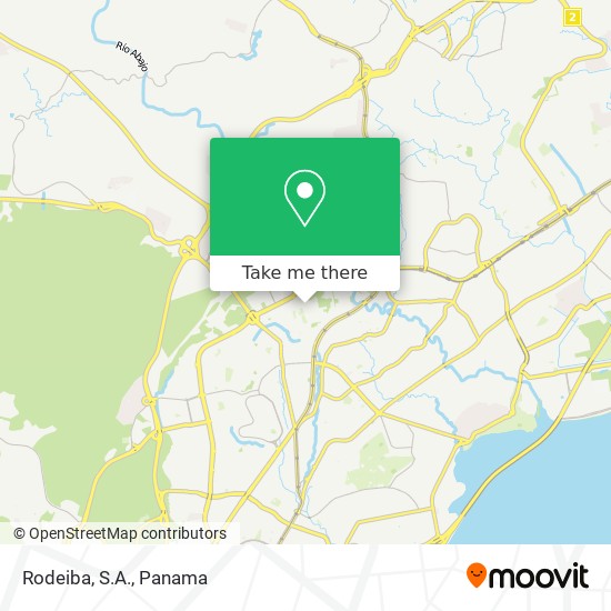 Rodeiba, S.A. map