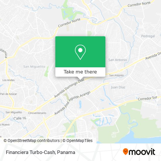 Financiera Turbo-Cash map