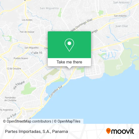Mapa de Partes Importadas, S.A.